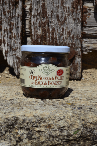 Olives noires de la Vallée des Baux de Provence AOP bocal en verre